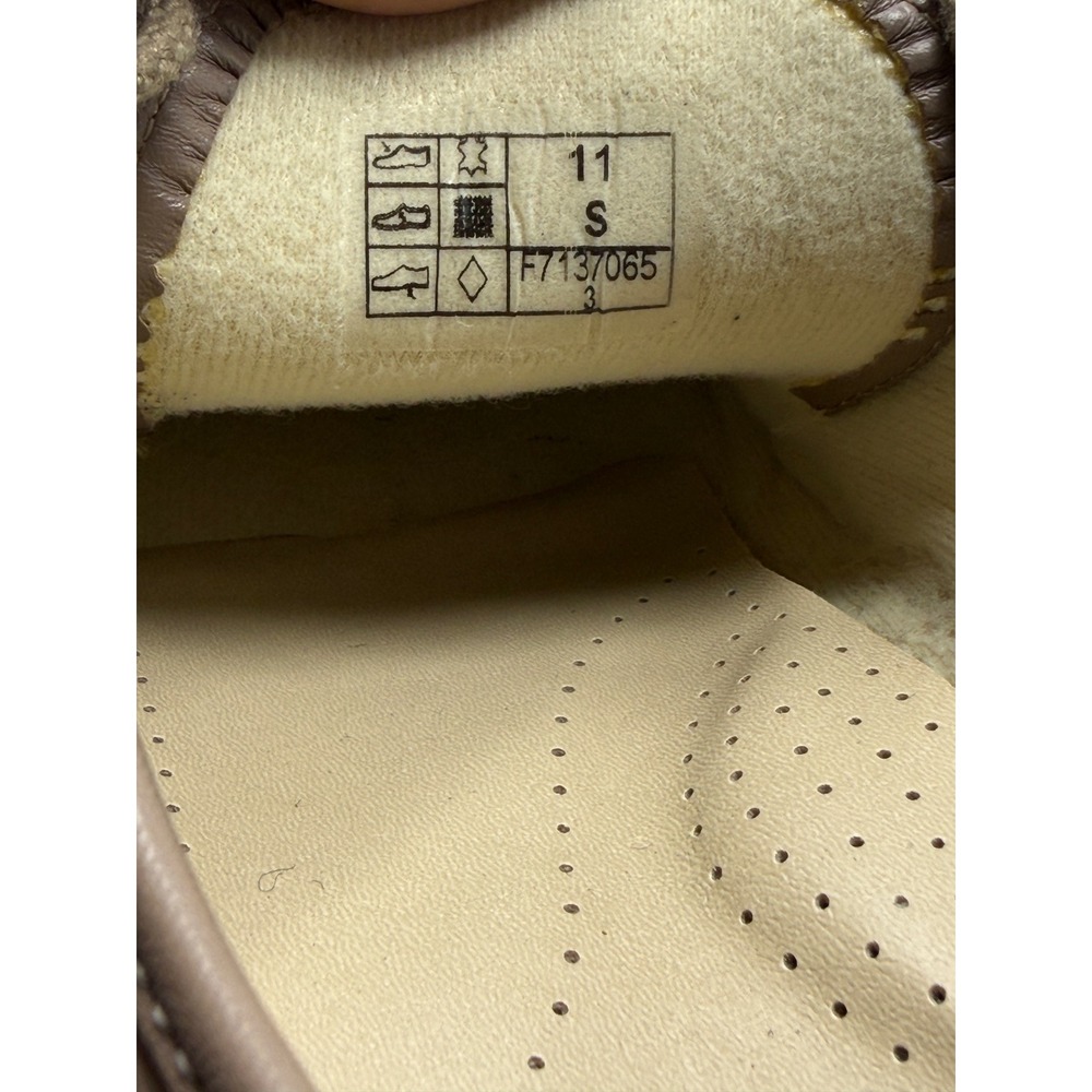SAS Siesta Women‎ 11 S Taupe Leather Lace Up Moc Toe Comfort Loafers Made in USA - Picture 2 of 8